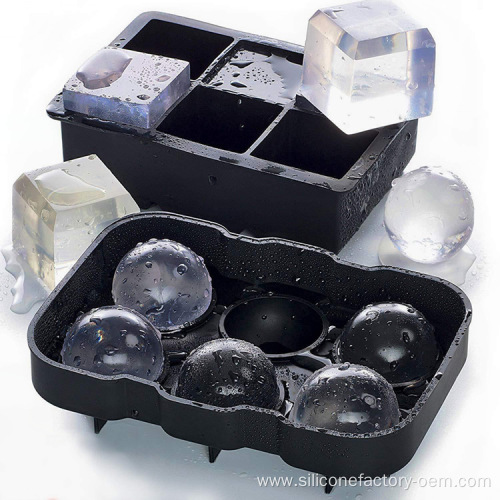 Silicone Sphere Ice Cube Trays